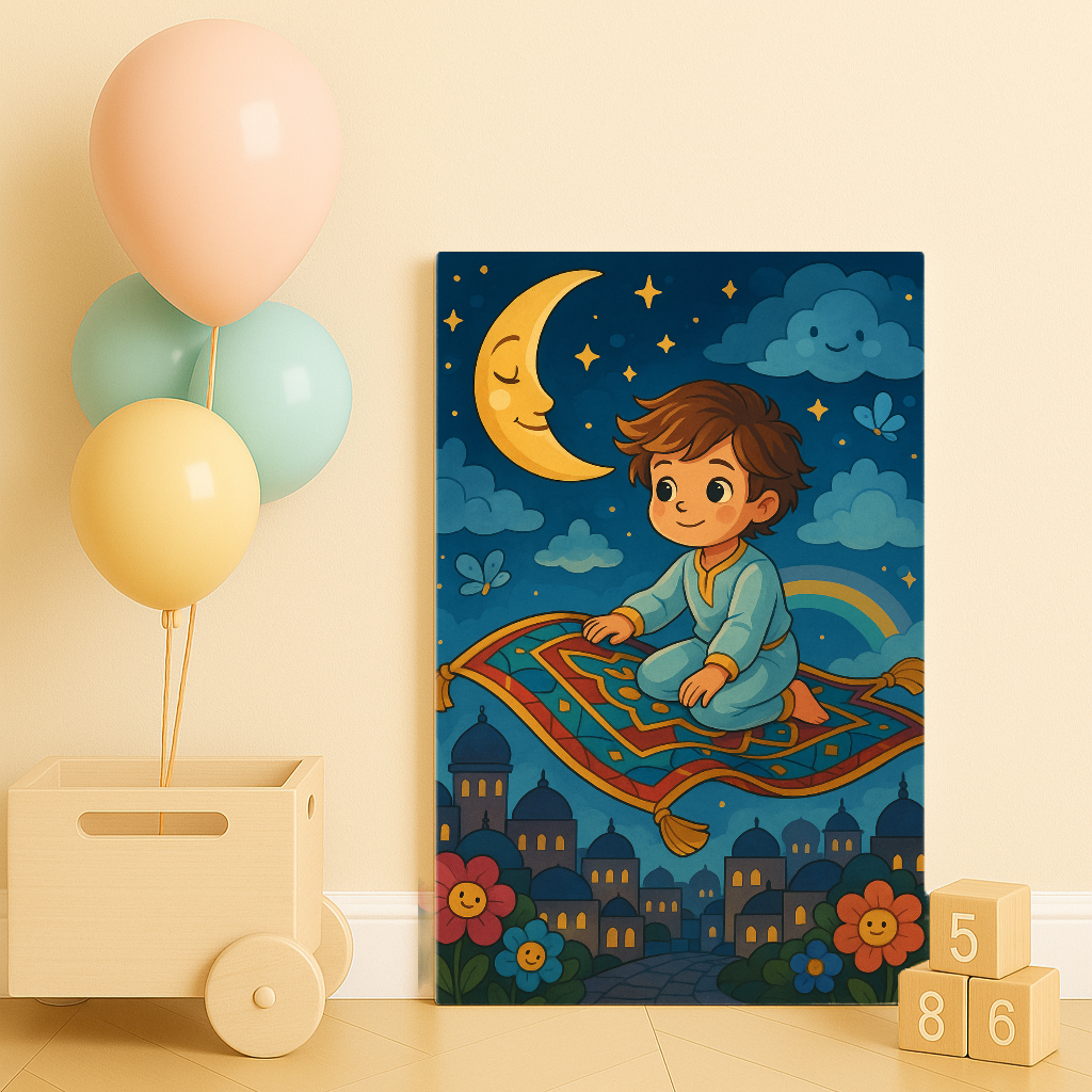 Sihirli Halı Yolculuğu - Sayılarla Boyama Seti