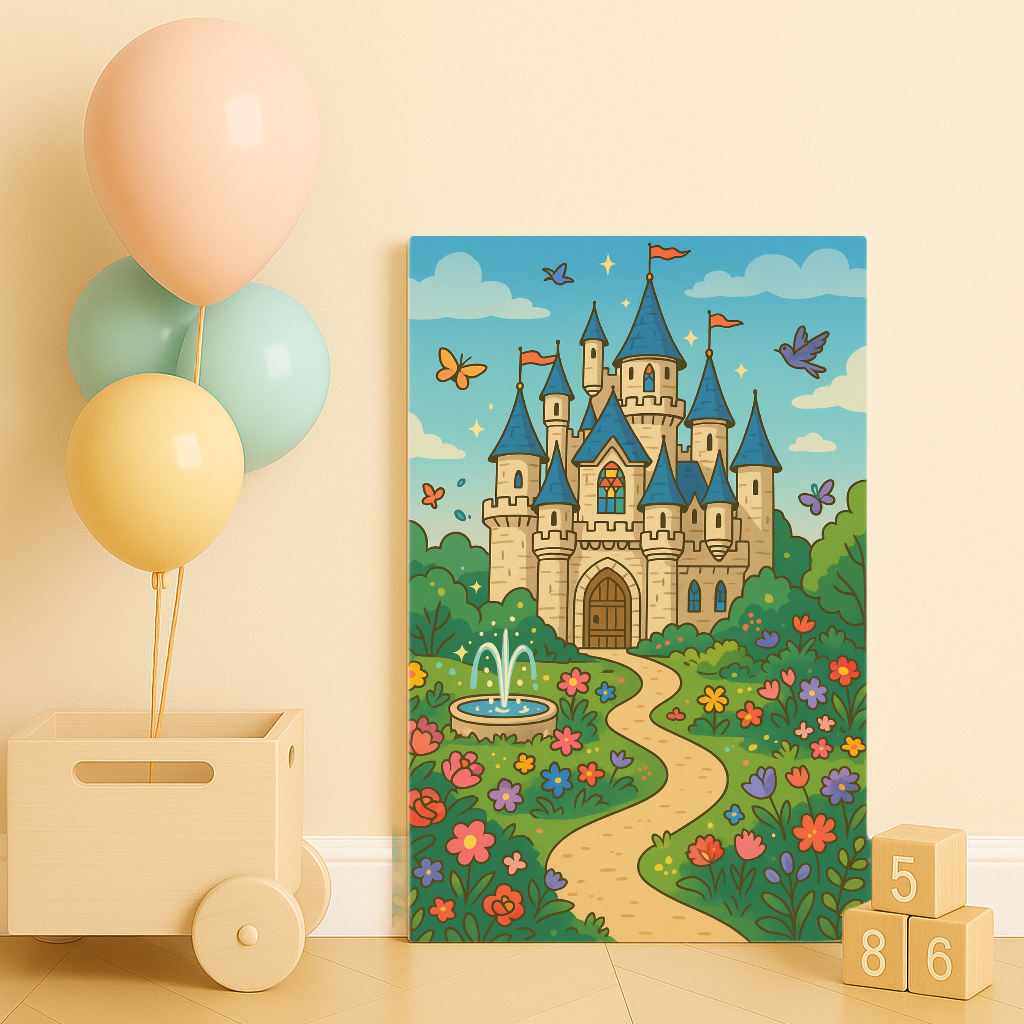 Sihirli Şato - Sayılarla Boyama Seti