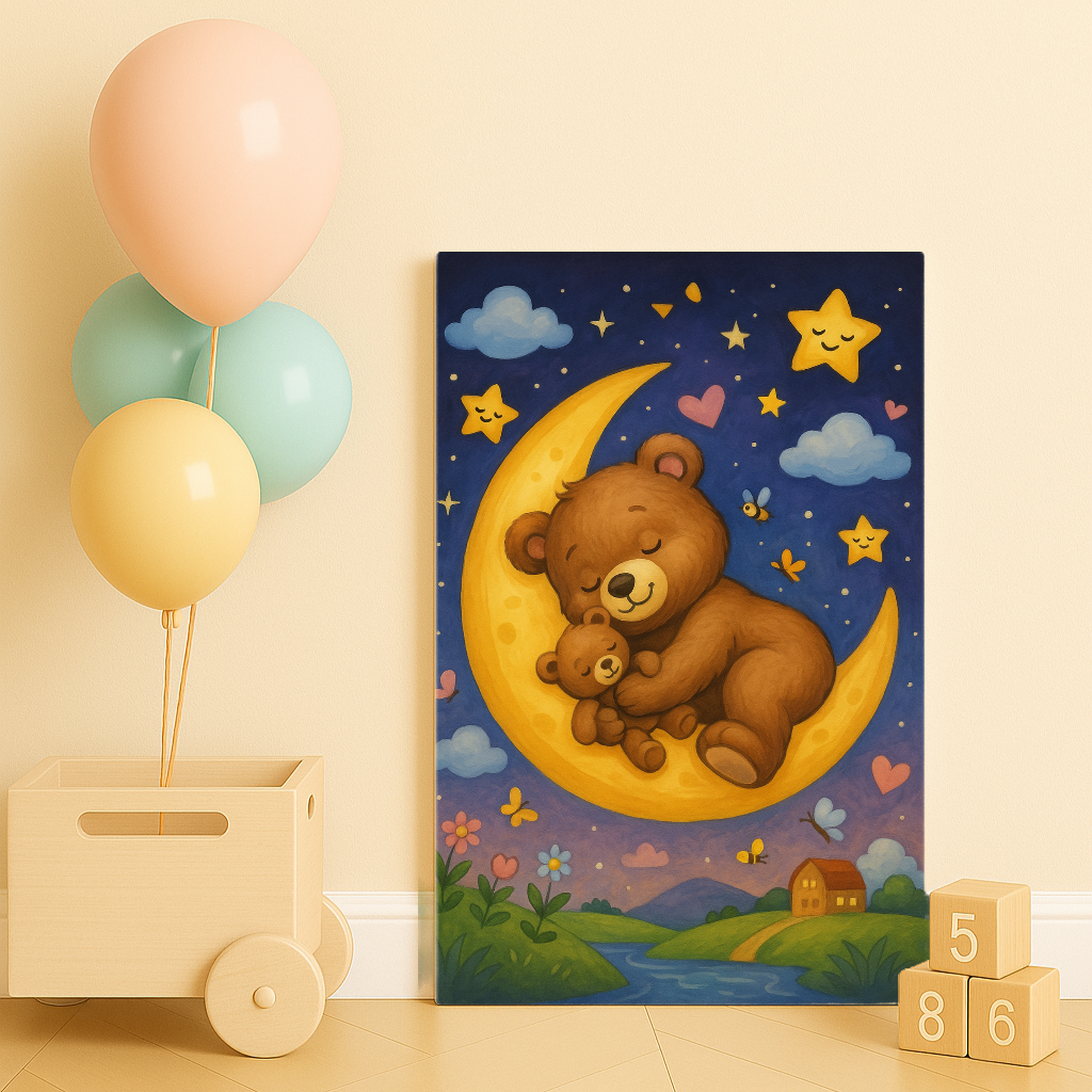 Ay Ayıları - Sayılarla Boyama Seti