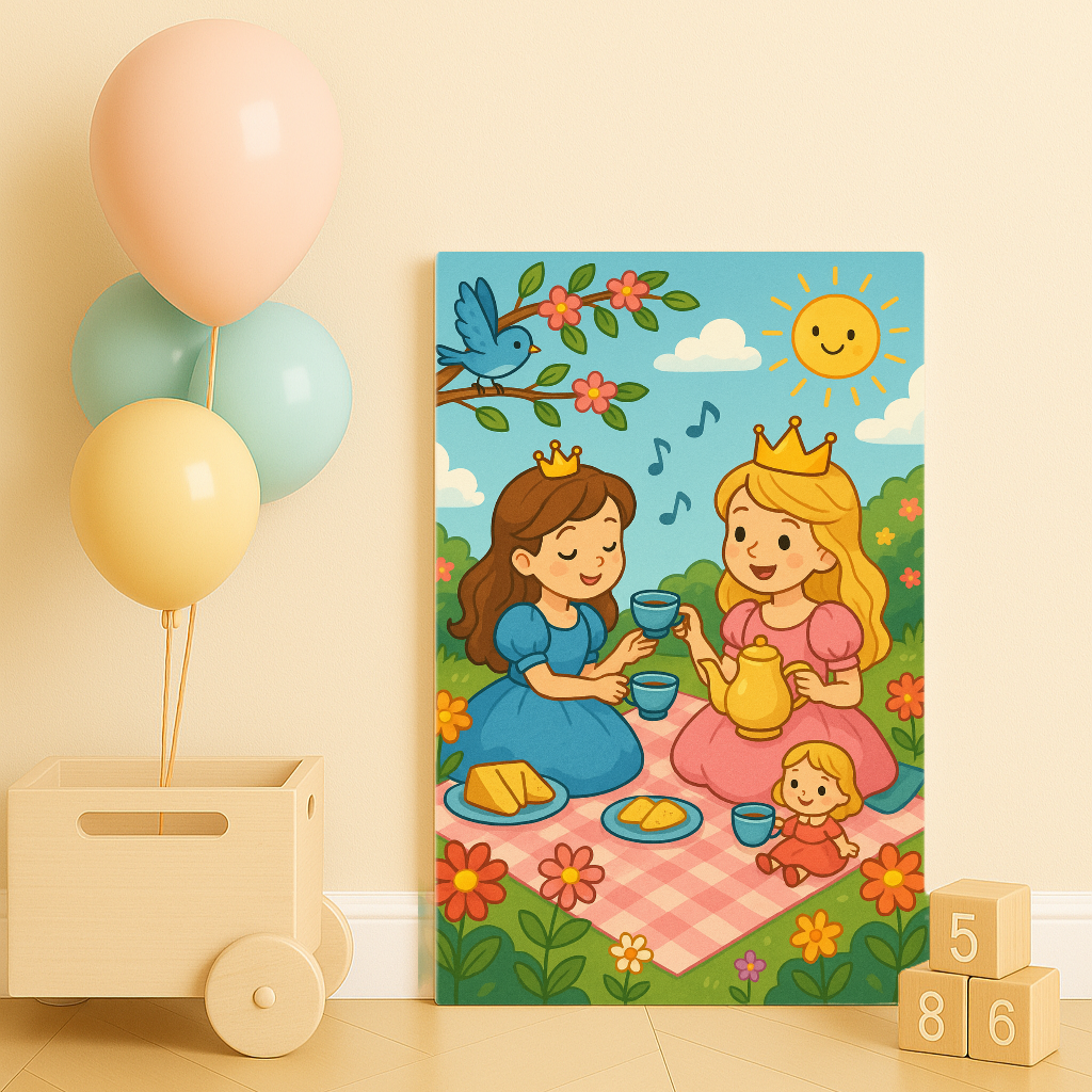 Prenses Pikniğİ - Sayılarla Boyama Seti