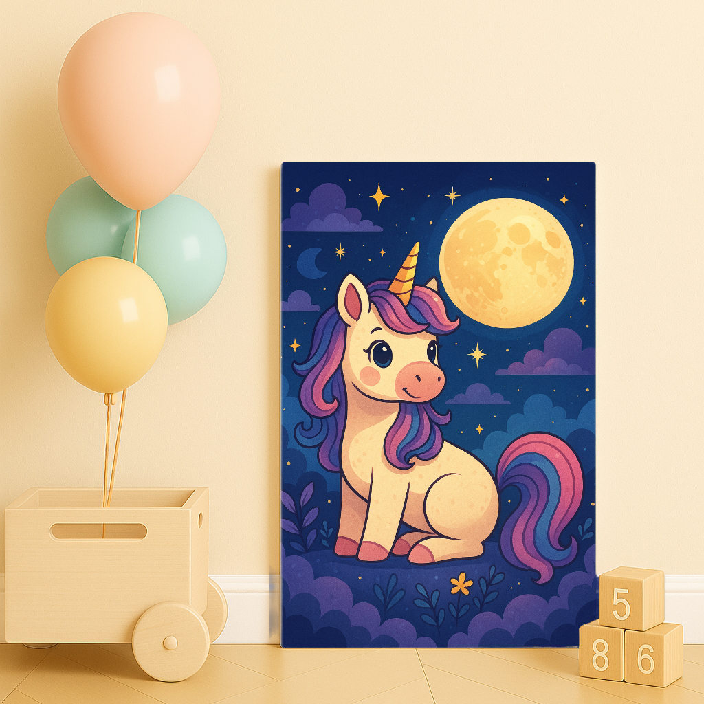 Hayal Unicorn - Sayılarla Boyama Seti